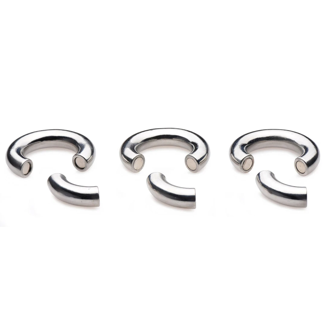 Master Series Magnetize Stainless Steel Magnetic Super Stretcher 3 Pack Penis Pleasure 4 Master Series Magnetize Stainless Steel Magnetic Super Stretcher 3 Pack Penis Pleasure