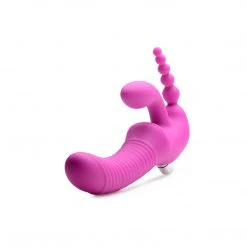 Strap U Regal Rider Vibrating Silicone Strapless Strap On Triple G Dildo Dildos & Strap-Ons