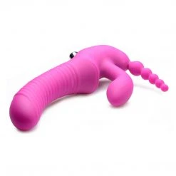 Strap U Regal Rider Vibrating Silicone Strapless Strap On Triple G Dildo Dildos & Strap-Ons