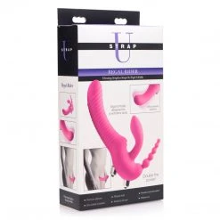 Strap U Regal Rider Vibrating Silicone Strapless Strap On Triple G Dildo Dildos & Strap-Ons