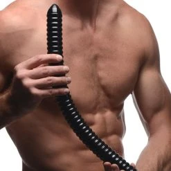 Hosed Ribbed 19 Inch Anal Dildo Dildos & Strap-Ons