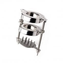 Master Series BDSM Stainless Steel Spiked CBT Ball Stretcher And Crusher 9 Master Series BDSM Stainless Steel Spiked CBT Ball Stretcher And Crusher