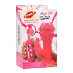 Frisky Head Spin Dancing Silicone Rabbit Vibe Vibrators