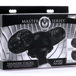 Master Series Thunder Stroke 2 In 1 Wand Masturbation Attachment