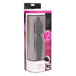 Wand Essentials Dual Diva 2 In 1 Silicone Massager-