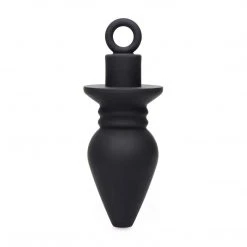 Master Series Plunged Silicone Hollow Plug With Insert 8 Master Series Plunged Silicone Hollow Plug With Insert