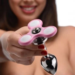 Frisky Light Up Fidget Spinner Anal Plug