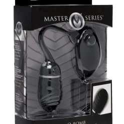 Master Series O-Bomb Rechargeable Remote Silicone Vibe Vibrators