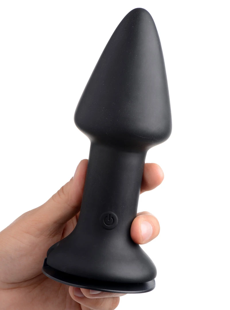Master Series Mega Spade 10x Vibrating XL Silicone Plug Anal 1 Master Series Mega Spade 10x Vibrating XL Silicone Plug Anal