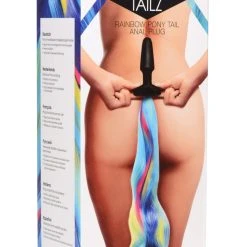 Tailz Rainbow Pony Tail Anal Plug