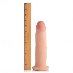 USA Cocks 9 Inch Ultra Real Dual Layer Suction Cup Dildo Without Balls