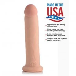 USA Cocks 10 Inch Ultra Real Dual Layer Suction Cup Dildo Without Balls