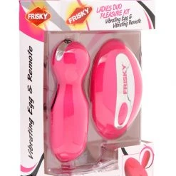 Frisky Vibrators Ladies Duo Pleasure Kit Vibrating Egg And Remote