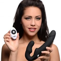 Strap U Dildos & Strap-Ons Urge Silicone Strapless Strap On With Remote-