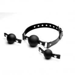 STRICT BDSM Interchangeable Silicone Ball Gag Set