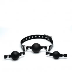 STRICT BDSM Interchangeable Silicone Ball Gag Set