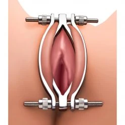 Master Series BDSM Stainless Steel Adjustable Pussy Clamp