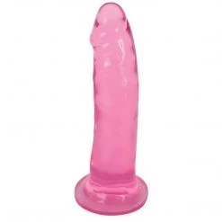 Lollicock 7 Inch Slim Stick With Balls Grape Ice Dildo