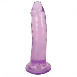 Lollicock 7 Inch Slim Stick With Balls Grape Ice Dildo