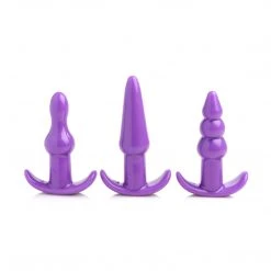 Trinity Vibes 4 Piece Vibrating Anal Plug Set-