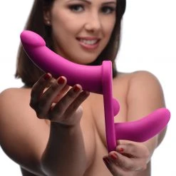 Strap U Dildos & Strap-Ons Double Take 10X Double Penetration Vibrating Strap-on Harness -