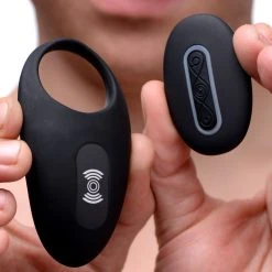 Under Control Silicone Vibrating Cock Ring With Remote Control