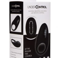 Under Control Silicone Vibrating Cock Ring With Remote Control