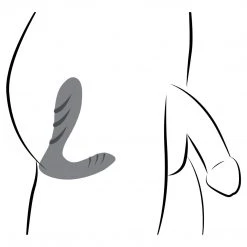 Under Control Anal Textured Silicone Prostate Vibrator With Remote Control