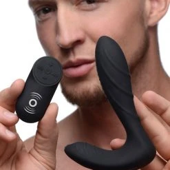 Under Control Anal Textured Silicone Prostate Vibrator With Remote Control