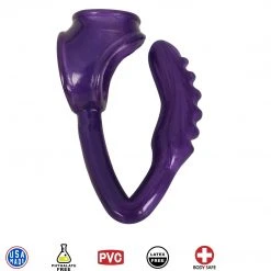 Royal Hiney The Earl Cock And Ball Ring With Anal Plug -