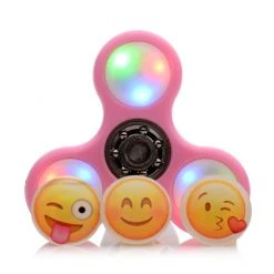 Frisky Anal Light Up Emoji Fidget Spinner Butt Plug