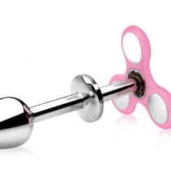 Frisky Anal Light Up Emoji Fidget Spinner Butt Plug