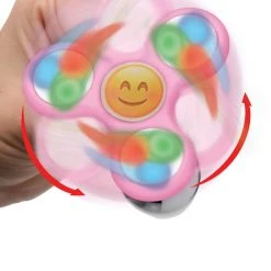 Frisky Anal Light Up Emoji Fidget Spinner Butt Plug