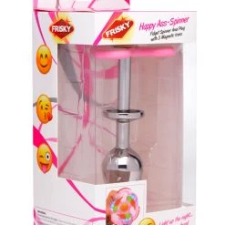 Frisky Anal Light Up Emoji Fidget Spinner Butt Plug