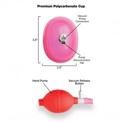 Size Matters Penis Pleasure Vaginal Pump With 5 Inch Large Cup