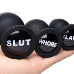 Master Series Dirty Words Anal Plug Set