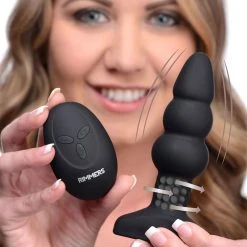 Rimmers Slim I Rippled Rimming Plug With Remote Control