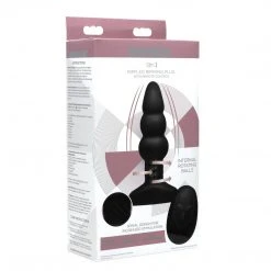 Rimmers Slim I Rippled Rimming Plug With Remote Control