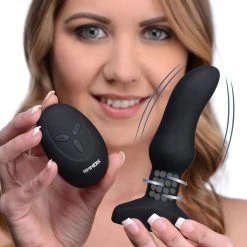 Rimmers Slim M Curved Rimming Plug With Remote Control