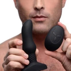 Rimmers Slim M Curved Rimming Plug With Remote Control