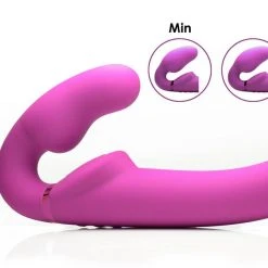 Strap U Worlds First Remote Control Inflatable Vibrating Silicone Ergo Fit Strapless Strap-On