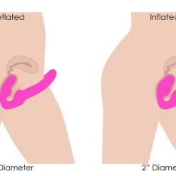 Strap U Worlds First Remote Control Inflatable Vibrating Silicone Ergo Fit Strapless Strap-On