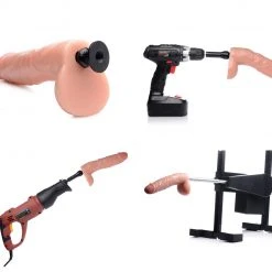 LoveBotz 9 Inch Cock Lock Dildo With Balls