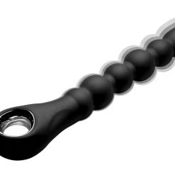 Master Series Dark Scepter 10X Vibrating Silicone Anal Beads