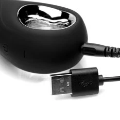 Master Series Dark Scepter 10X Vibrating Silicone Anal Beads