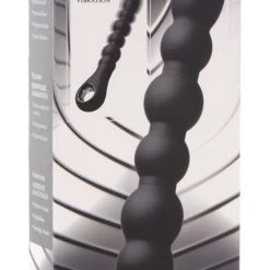 Master Series Dark Scepter 10X Vibrating Silicone Anal Beads