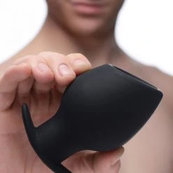 Master Series Ass Goblet Silicone Hollow Anal Plug - Small