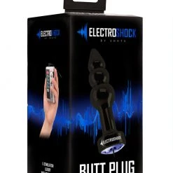 Electroshock BDSM Ribbed Butt Plug E-Stimulation