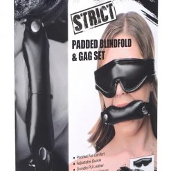 STRICT Padded Blindfold And Gag Set