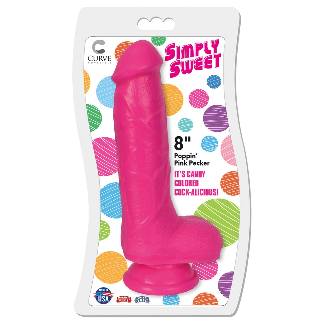 Simply Sweet Dildos & Strap-Ons 8 Inch Bangin Pecker Dildo - 5 Simply Sweet Dildos & Strap-Ons 8 Inch Bangin Pecker Dildo -